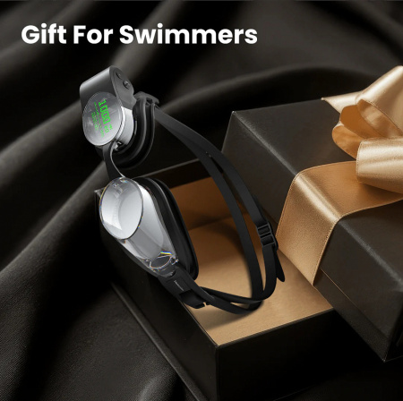 Смарт очки для плавания Holoswim 2 Go (прозрачные; Black)